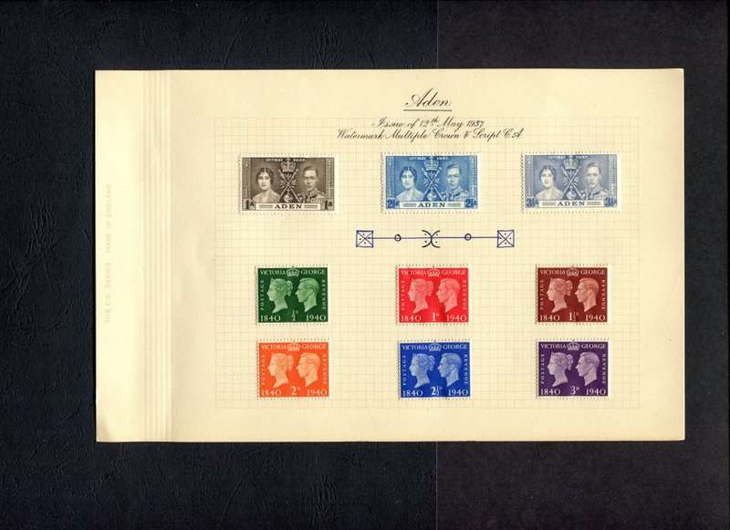 1937 Coronation - Complete Omnibus + Some Extras - Mounted (Hinged) In Album
