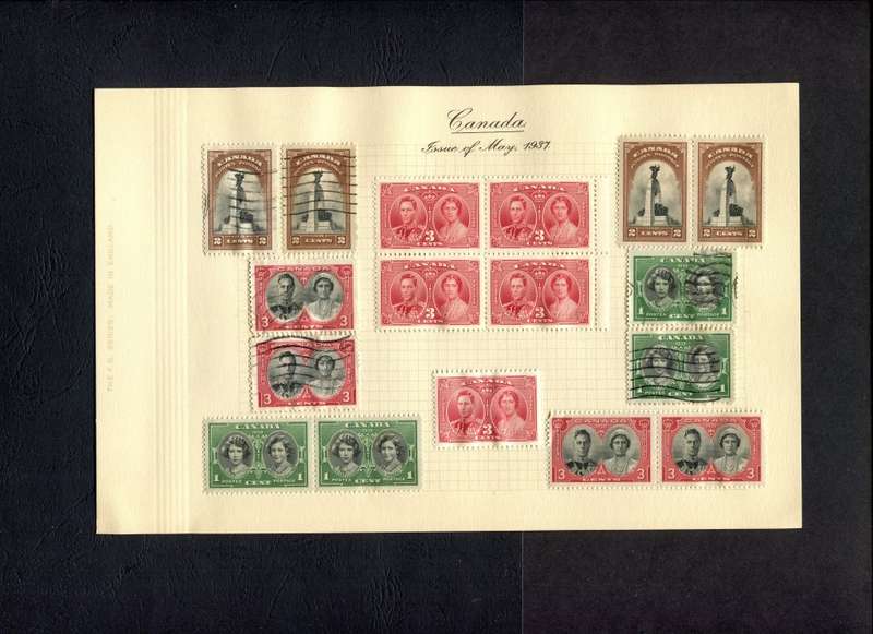 1937 Coronation - Complete Omnibus + Some Extras - Mounted (Hinged) In Album