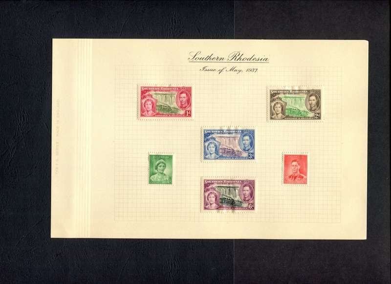 1937 Coronation - Complete Omnibus + Some Extras - Mounted (Hinged) In Album