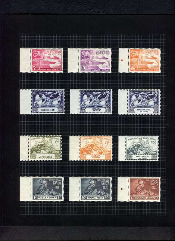 1949 UPU - Complete Omnibus + Some Extras - Mounted (Hinged) (On Stamps) In Album