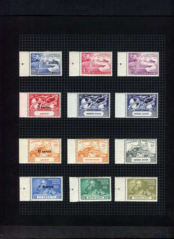 1949 UPU - Complete Omnibus + Some Extras - Mounted (Hinged) (On Stamps) In Album