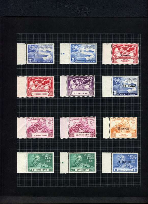 1949 UPU - Complete Omnibus + Some Extras - Mounted (Hinged) (On Stamps) In Album