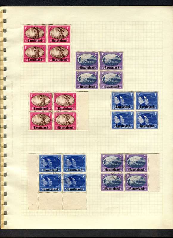 1945/6 Victory - Incomplete Omnibus In 139 Mint + 15 Used Blocks of 4 - Mounted (Hinged) In Album