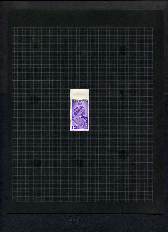 Gilbert and Ellice Islands - 1 Stamp Mounted (Hinged) on Old Album Page