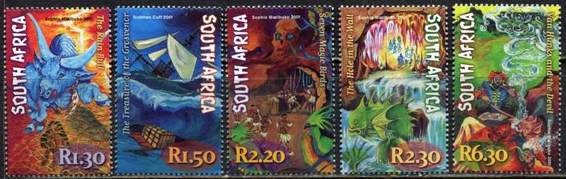 RSA - Set of 5 - 2001 - MNH