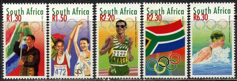 RSA - Set of 5 - Sport - 2000 - MNH