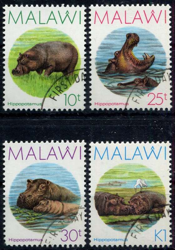 Malawi - Hippopotamus - 1987 - Used (CTO)