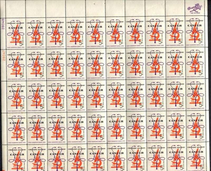 USA - Full Sheet of 50 - MNH - Some Paper Remains - To Large For Scanner