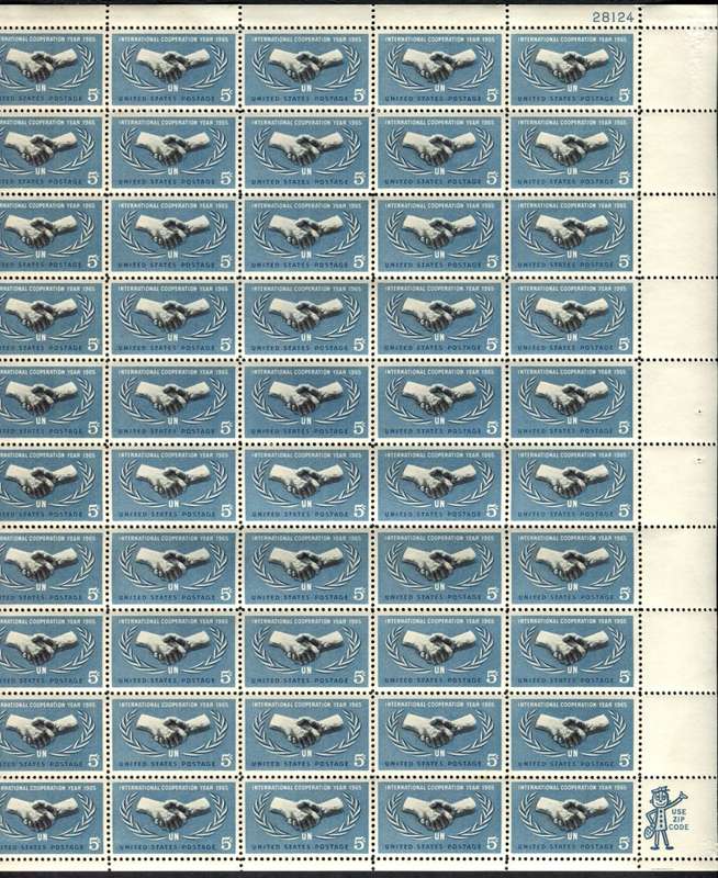 USA - Full Sheet of 50 - MNH - Some Paper Remains - To Large For Scanner