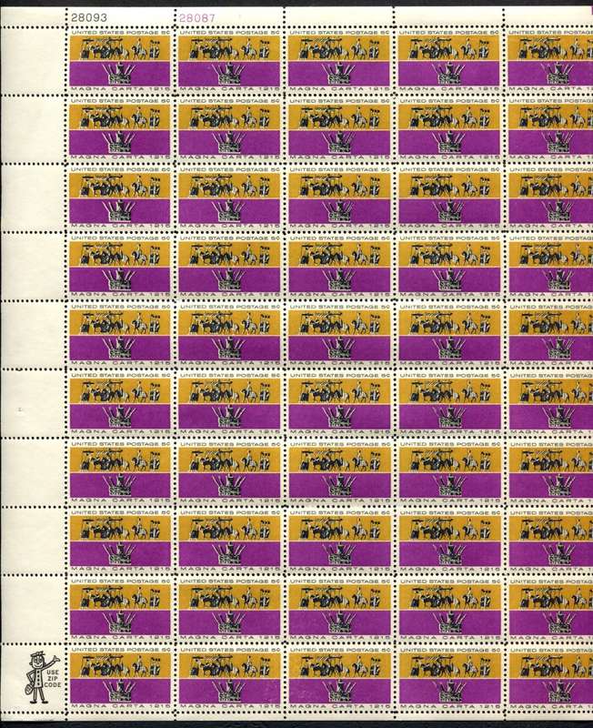 USA - Full Sheet of 50 - MNH - Some Paper Remains - To Large For Scanner
