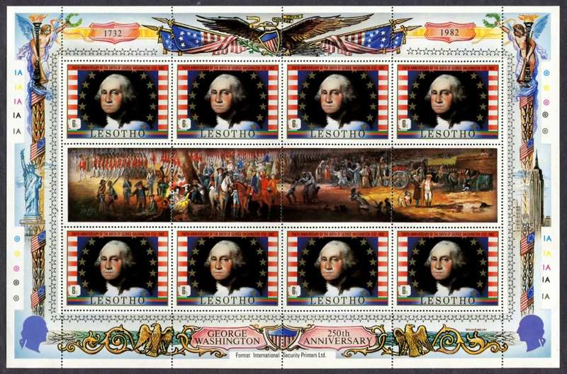 Lesotho  - Set of 6 Full Sheets of 8 - 1982 - MNH