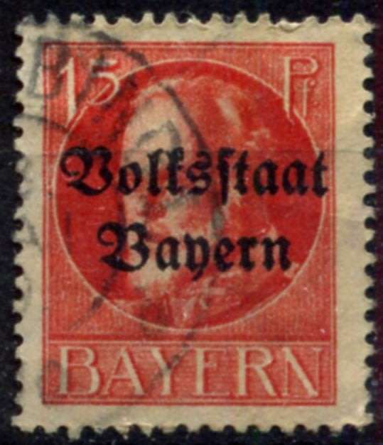 Bavaria - 1919 - Used