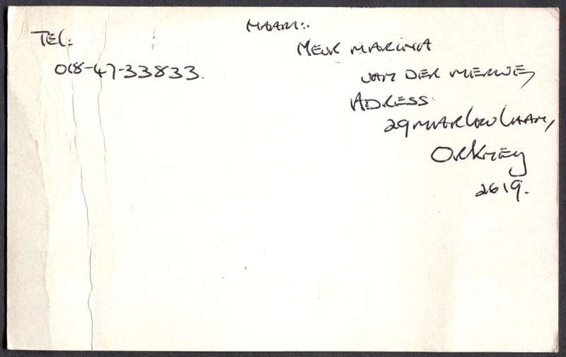 RSA - Post Card