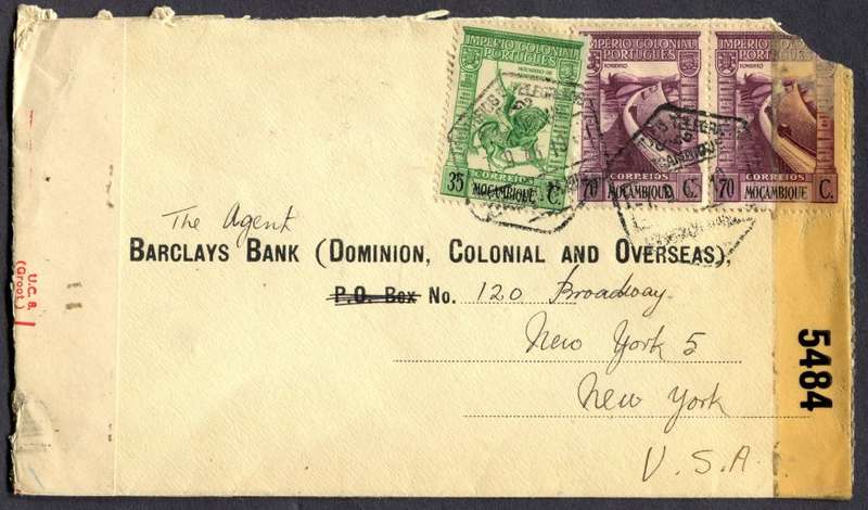 Mozambique - Cover - Opened By Censor