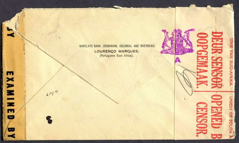 Mozambique - Cover - Opened By Censor