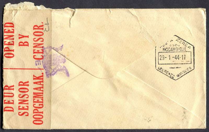 Mozambique - Cover - Opened By Censor