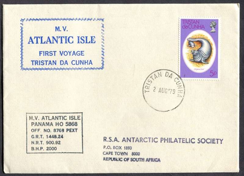 Tristan Da Cunha - Cover Posted At Sea