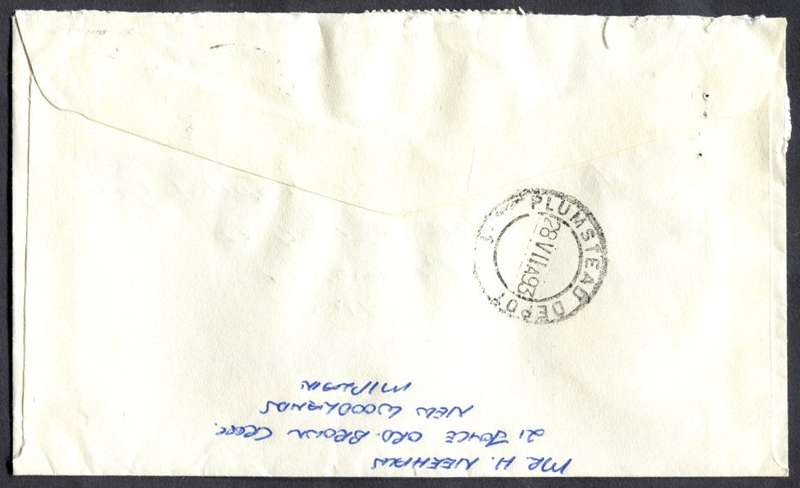 RSA - Cover Registered At Lentegeur Post Office