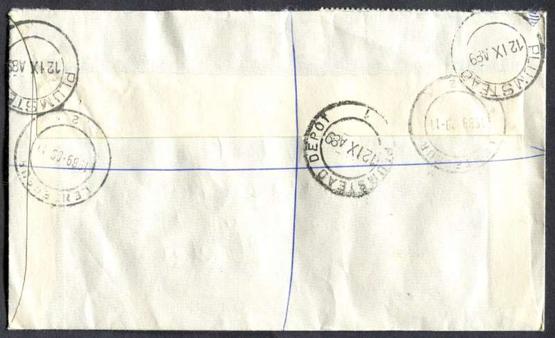 RSA - Cover Registered At Lentegeur Post Office