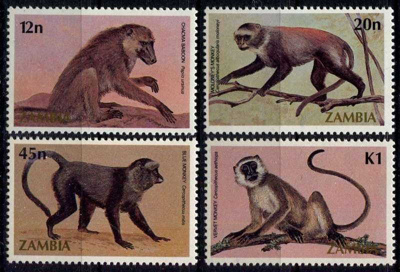 Zambia - Animals - 1985 - MNH
