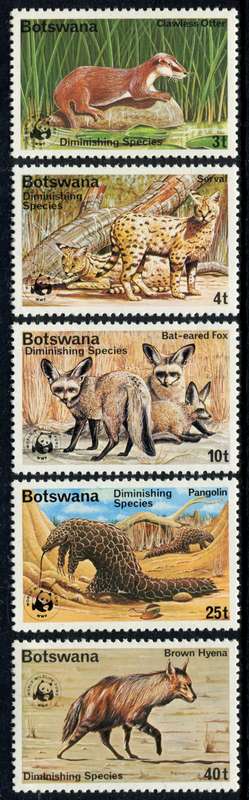Botswana - Animals - 1977 - MNH