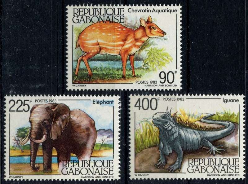 Gabon - Animals - 1983 - MNH