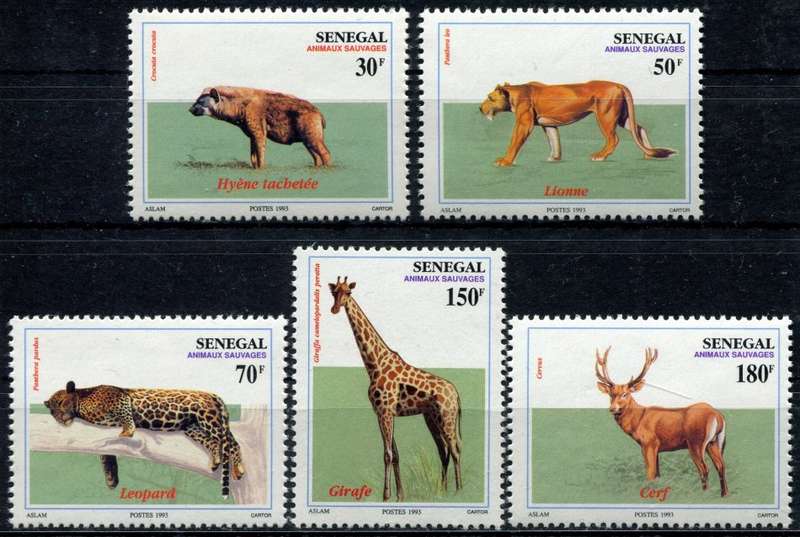 Senegal - Animals - 1993 - MNH
