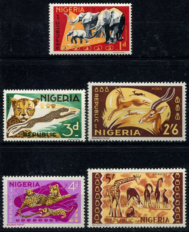 Nigeria - Animals - 1965 - MM