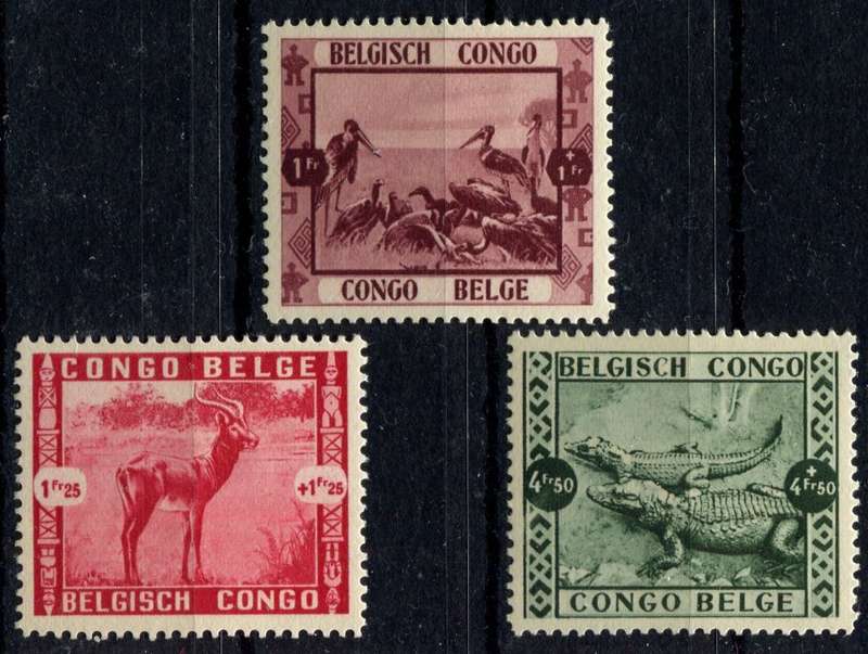 Belgium Congo - Animals - 1939 - MM