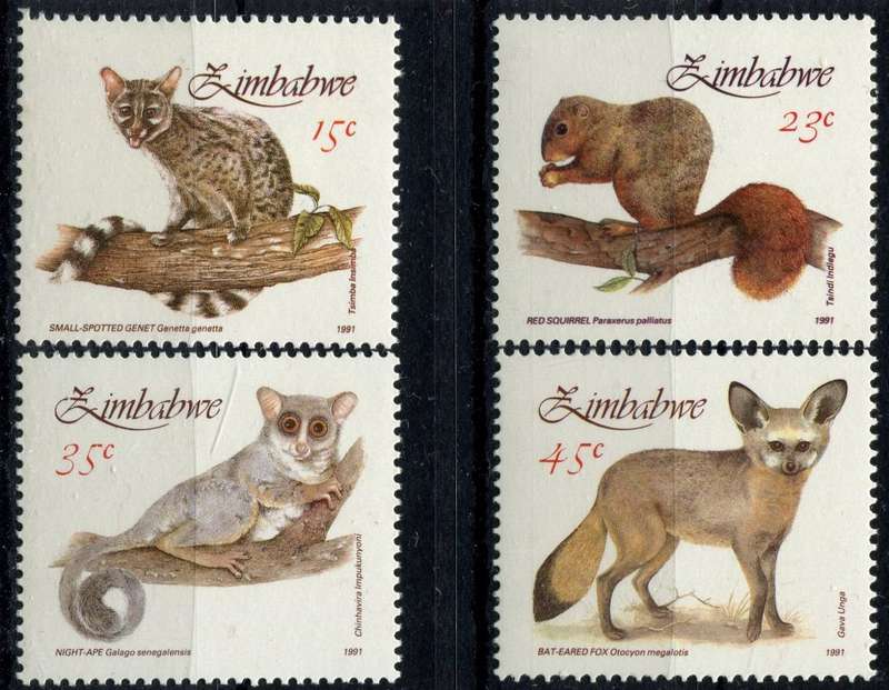 Zimbabwe - Animals - 1991 - MNH
