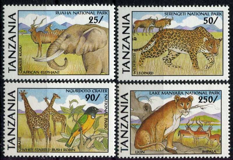 Tanzania - Animals - 1991 - MNH