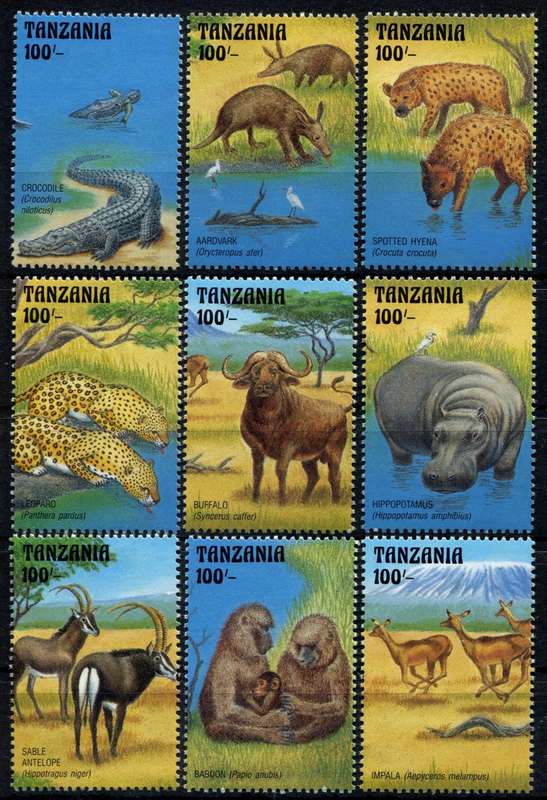Tanzania - Animals - MNH
