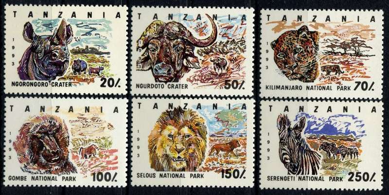 Tanzania - Animals - 1993 - MNH