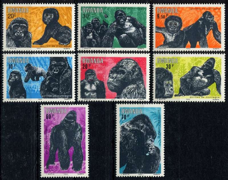 Rwanda - Animals - 1983 - MNH
