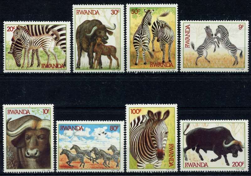 Rwanda - Animals - 1984 - MNH