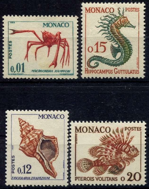 Monaco - Animals - 1960 - MNH