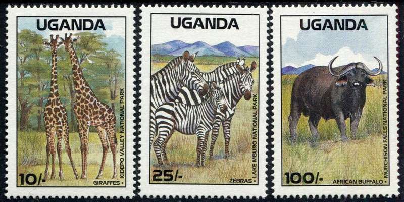 Uganda - Animals - 1988 - MNH