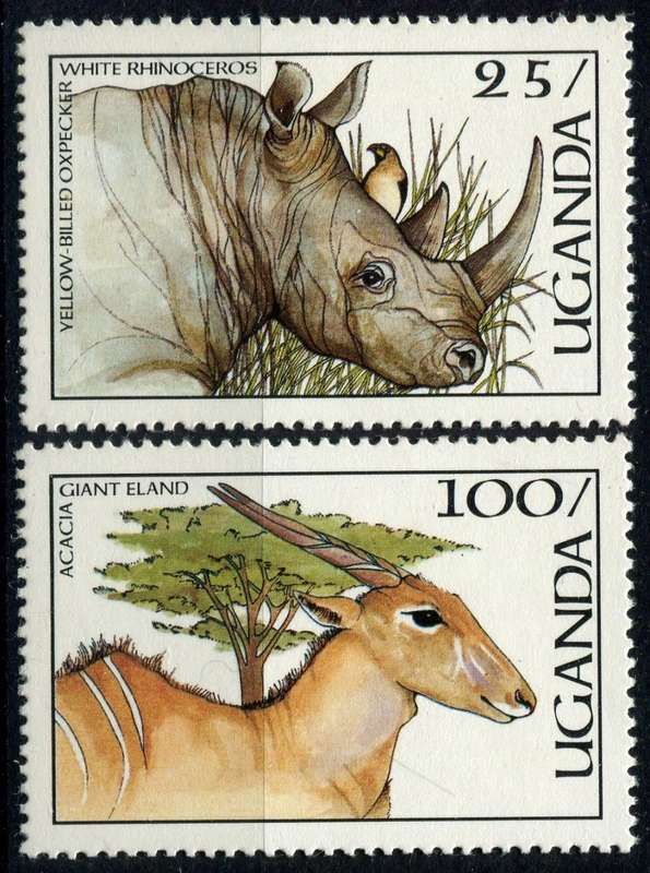 Uganda - Animals - 1987 - MNH