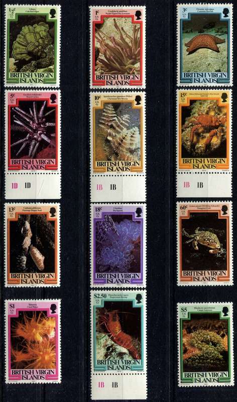 British Virgin Islands - Marine Life - 1979 - MNH