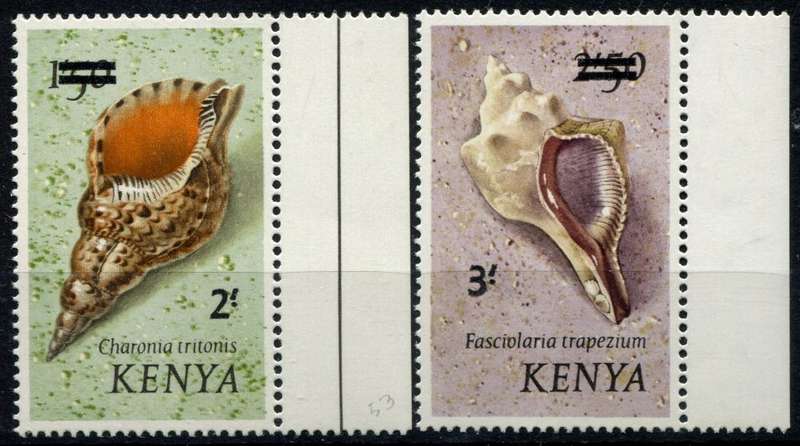 Kenya - Shells - 1975 - MNH