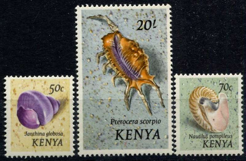 Kenya - Shells - 1971 - MNH