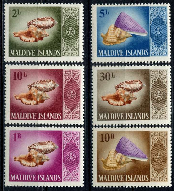 Maldives - Shells - 1966 - MNH