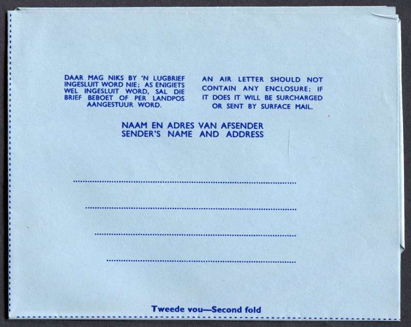RSA -  Postal Stationary - Aerogram