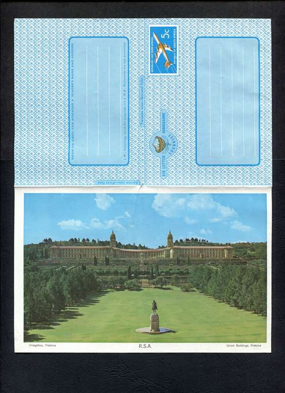 RSA -  Postal Stationary - 5 Cent Aerogram