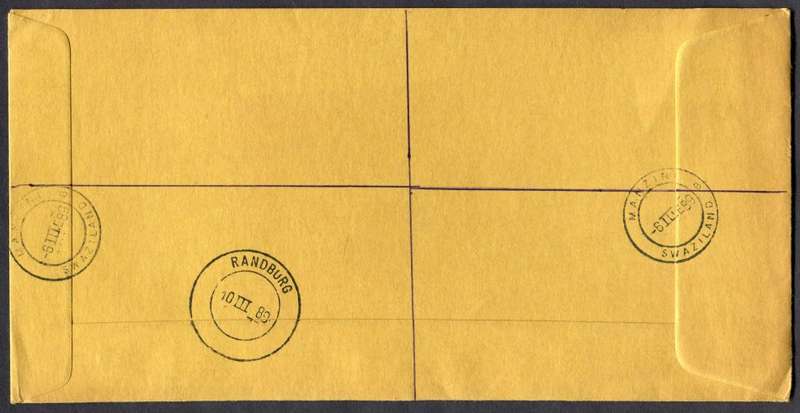 Swaziland - Registered Cover
