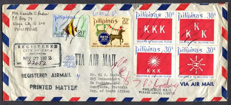 Philippines - Registered Cover