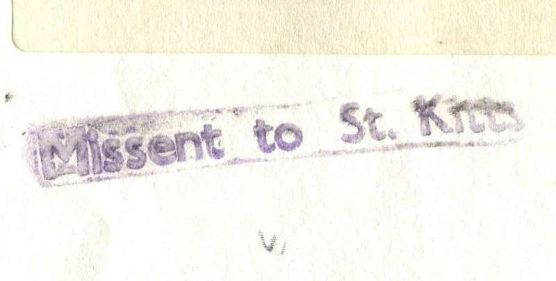 USA - Cover To Transvaal RSA - Mis-send to St. Kitts