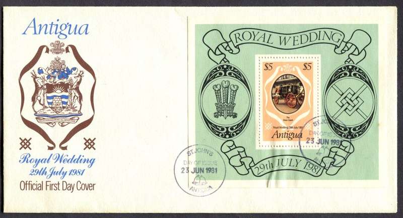 Antigua - Miniature Sheet FDC
