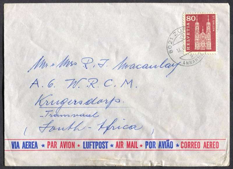 Switzerland - Cover