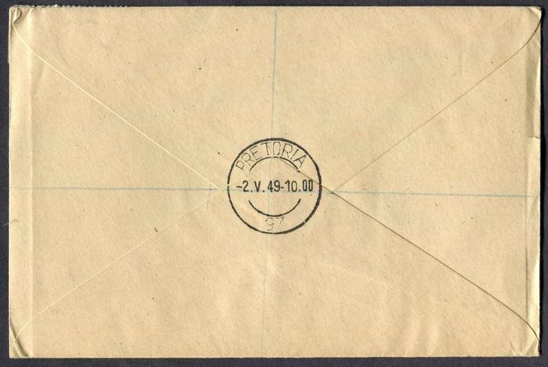 Union of SA - Registered Cover